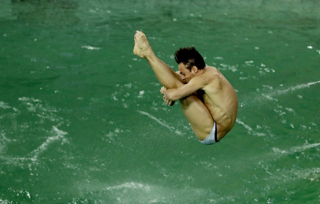 TTom Daley - zlatý olympijský medailista. z Veľkej Británie. FOTO: TASR /AP